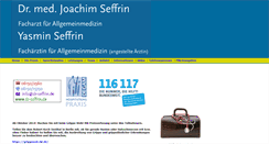 Desktop Screenshot of dr-seffrin.de
